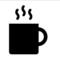 coffee cup with steam coming out of it