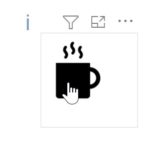A screenshot from Power BI Desktop with a cursor hovering over the image, indicating the image is clickable